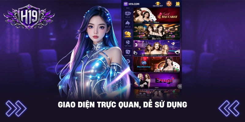 Giao Diện Trực Quan Dễ Sử Dụng